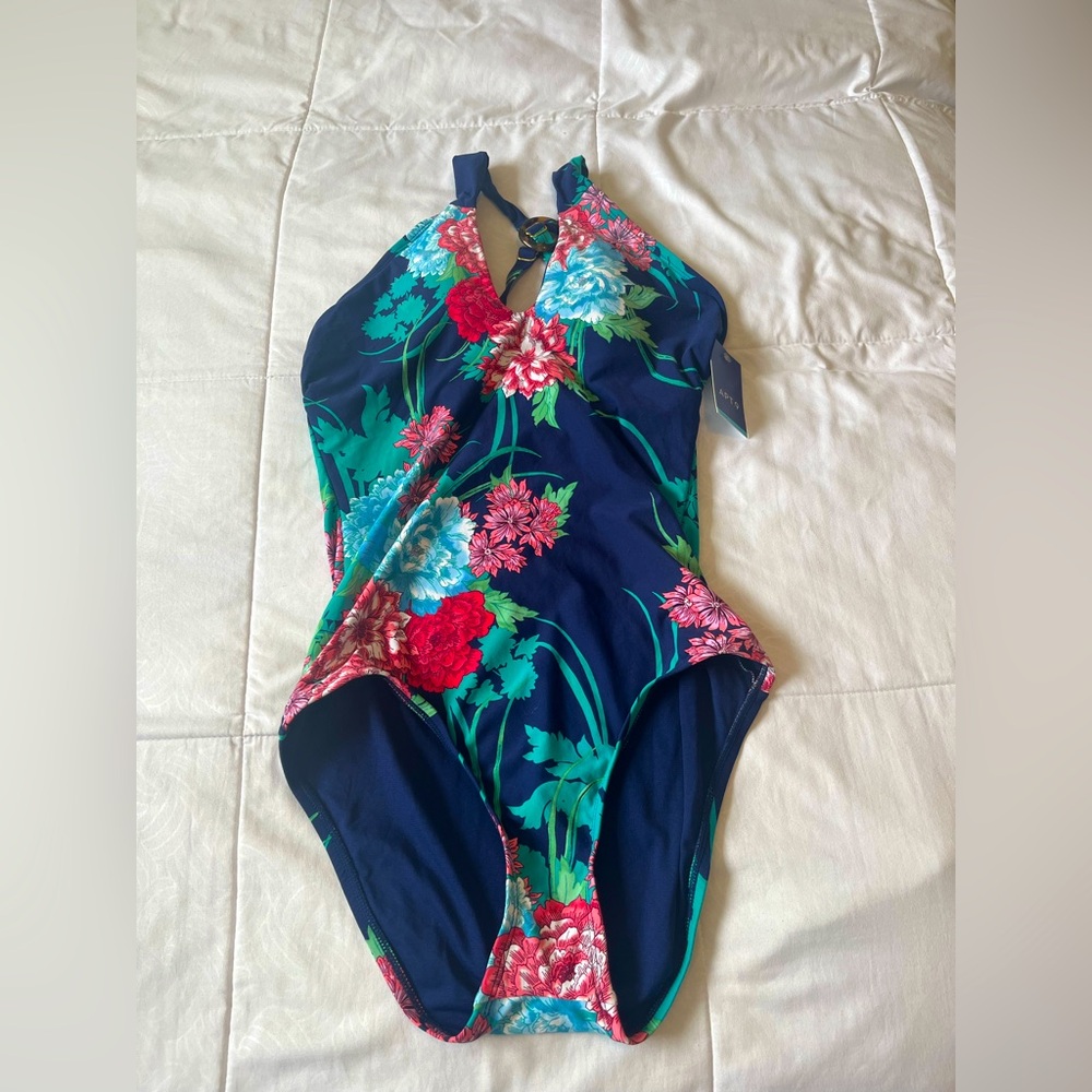 New.Apt. 9 Floral Swim Coverup - Navy, Red, Pink, Green